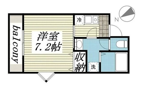 ＭＥＬＤＩＡ牛浜の物件間取画像